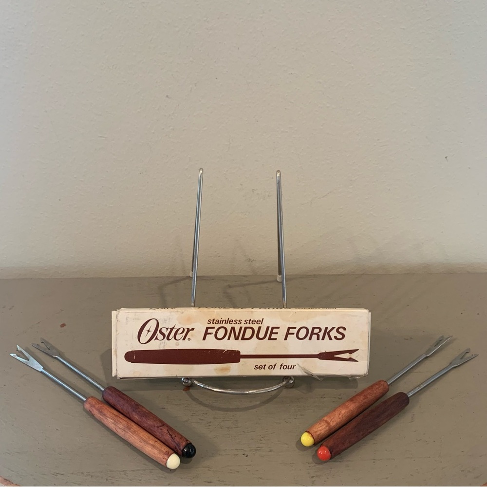 Four Vintage Fondue Forks
